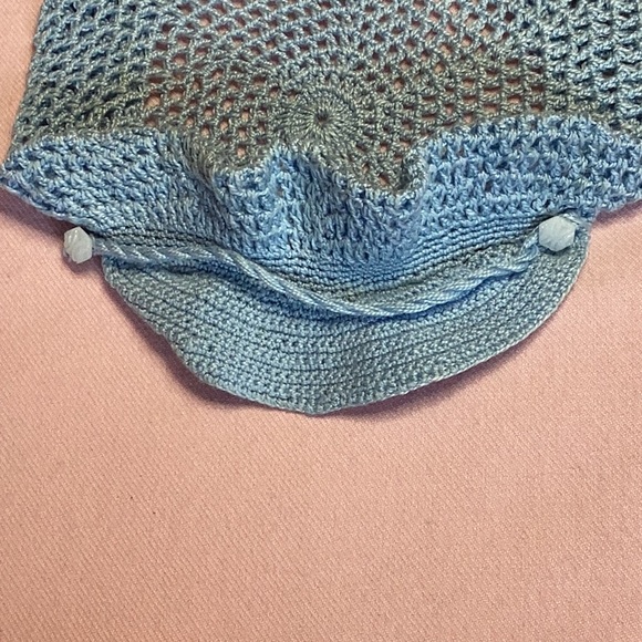 FINAL SALE PRICE Vintage Handmade Crocheted Hat Set - Picture 4 of 7